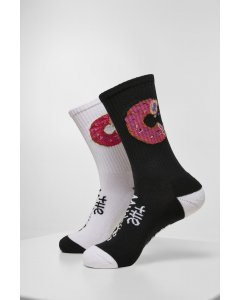 Ponožky // Cayler & Sons Munchies Socks 2-Pack black/white