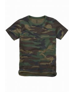 Detské tričko // Brandit Kids T-Shirt woodland