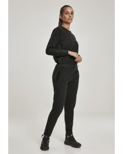 Urban Classics / Ladies Polar Fleece Jumpsuit black