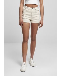 Dámske šortky // Urban classics Ladies 5 Pocket Shorts whitesand