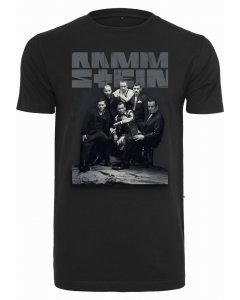 Pánske tričko krátky rukáv // Rammstein Rammstein Band Photo Tee black