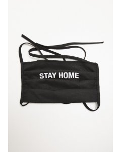 Mister tee Stay Home Face Mask Pack black