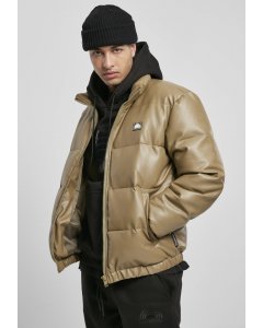 Pánska zimná bunda // South Pole Imitation Leather Bubble Jacket khaki