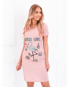 Women's pyjamas nightgown ULR183 - peach