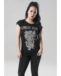 Dámske tričko krátky rukáv // Merchcode Ladies Linkin Park Eye Guts Tee black