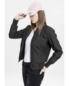 Dámska bomber bunda // Urban classics Ladies Light Bomber Jacket black