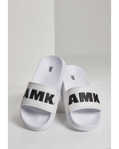 Šľapky // AMK Slides white/black