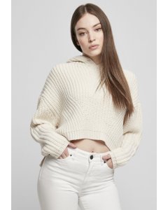 Urban classics  Ladies Oversized Hoody Sweater whitesand