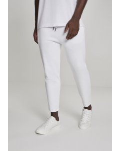 Pánske tepláky // Urban Classics Cropped Heavy Pique Pants white