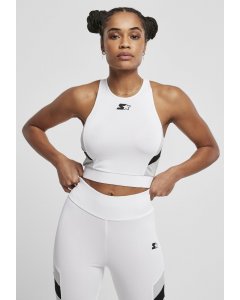 Dámsky top // Starter Ladies Sports Cropped Top white/black