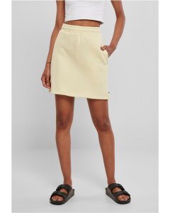 Dámska sukňa // Urban Classics Ladies Organic Terry Mini Skirt softyellow