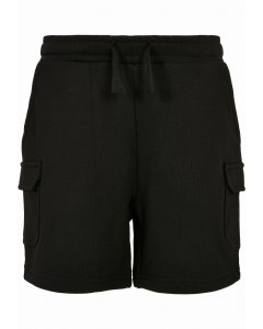 Pánske šortky // Urban classics Boys Organic Cargo Sweat Shorts black