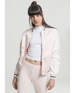Dámska bunda // Urban classics Ladies 3-Tone Souvenir Jacket pink/offwhite/blk