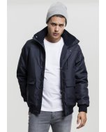 Pánska zimná bunda // Urban Classics Heavy Hooded Jacket navy