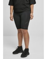 Dámske legíny // Urban classics Ladies High Waist Tech Mesh Cycle Shorts black
