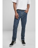 Pánske nohavice // Urban classics Slim Fit Jeans mid indigo washed