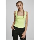 Dámsky top // Urban classics Ladies Wide Neck Top electriclime