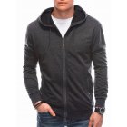 Men's zip-up sweatshirt B1560 - dark grey