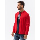 Men's zip-up sweatshirt B1071 - red