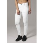 Dámske nohavice // Urban classics Ladies Cut Knee Pants white
