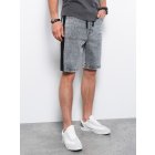 Men's denim shorts - grey W363