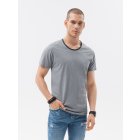 Men's plain t-shirt S1385 - grey