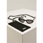 Slnečné okuliare // Urban Classics Sunglasses Puerto Rico With Chain black