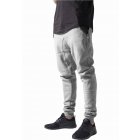Urban Classics / Side Zipeather Pocket Sweatpant gry/blk