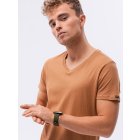 Pánske tričko krátky rukáv // S1369 - brown