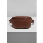Urban Classics / Synthetic Leather Hip Bag brown