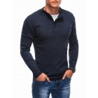 Men's sweater E222 - dark blue