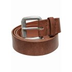 Urban Classics / Synthetic Leather Thorn Buckle Casual Belt brown