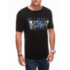 Men's printed t-shirt S1870 - black