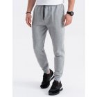 Men's sweatpants joggers - grey melange V3 OM-PASK-22FW-008