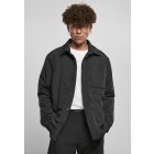 Urban Classics / Padded Nylon Shirt Jacket black