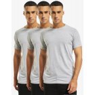 Pánske tričko krátky rukáv // DEF / Weary 3er Pack T-Shirt grey