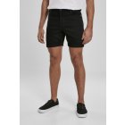 Pánske šortky // Urban classics 5 Pockets Slim Fit Denim Shorts black raw