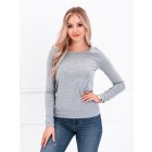Women's longsleeve blouse LLR017 - grey