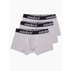 Men's underpants U159 - grey 3-pack