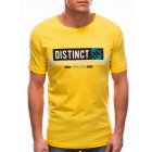 Men's printed t-shirt S1768 - yellow