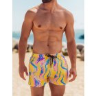 Men's swimming shorts W318 - light yellow
