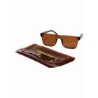 Urban Classics / Sunglasses Honolulu With Case brown