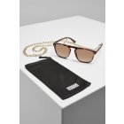 Slnečné okuliare // Urban classics  Sunglasses Mykonos With Chain brown/brown