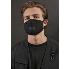 Urban classics Logo Print Face Mask Pack black