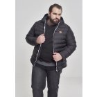 Pánska zimná bunda // Urban Classics Basic Bubble Jacket blkwhtblk