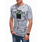 Men's t-shirt S1854 - grey