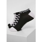 Ponožky // Urban classics Sneaker Socks Checks 3-Pack black/white