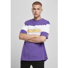 Pánske tričko krátky rukáv // Starter Block Jersey real violet/white