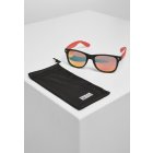 Slnečné okuliare // Urban classics Sunglasses Likoma Mirror UC black red