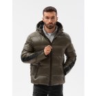 Men's winter jacket C503 - olive